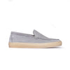 Slip-on Uomo in Camoscio Grigio Chiaro – Suola Beige