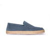 Mocassino Uomo in Camoscio Azzurro – Suola in Corda Naturale