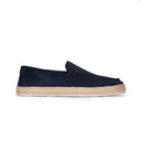 Mocassino Uomo in Camoscio blu navy – Suola in Corda Naturale