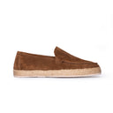 Mocassino Uomo in Camoscio marrone – Suola in Corda Naturale
