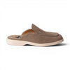 Sabot ABU DHABI in Camoscio Taupe con Suola Extralight Cucita Uomo