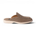 Sabot ABU DHABI in Camoscio Taupe con Suola Extralight Cucita Uomo