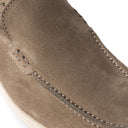 Sabot ABU DHABI in Camoscio Taupe con Suola Extralight Cucita Uomo