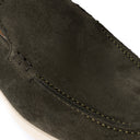 Sabot ABU DHABI in Camoscio Verde con Suola Extralight Cucita Uomo