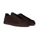 Sneaker ACHILLE in Camoscio Testa di Moro con Suola VELOUR Testa di Moro