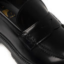 Mocassino ADRIANO in Abrasivato Nero con Suola Roccia Uomo