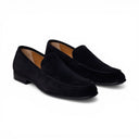 Mocassino AMALFI in Camoscio Blu con Suola in Gomma Uomo