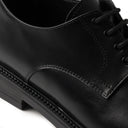 Derby AMEDEO Vitello Nero con Suola Light Nera Uomo