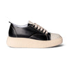 Sneakers ATTILA in Vitello Nero con Suola 