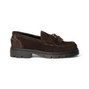 Mocassino ATTILIO Camoscio Testa di Moro con Suola Light Uomo