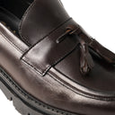 Mocassino ATTILIO Vitello Testa di moro con Suola Light Uomo