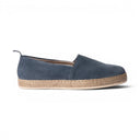 Pantofola BAHAMAS in Camoscio Jeans con Suola in Corda Intrecciata Uomo