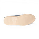 Pantofola BAHAMAS in Camoscio Jeans con Suola in Corda Intrecciata Uomo
