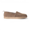 Pantofola BAHAMAS in Camoscio Taupe con Suola in Corda Intrecciata Uomo