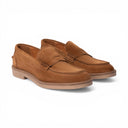 Mocassino BALI in Camoscio Cuoio con Suola Extralight Nocciola Uomo