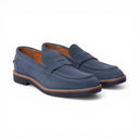 Mocassino BALI in Camoscio Jeans con Suola Extralight Blu Uomo