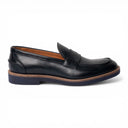 Mocassino BALI in Vitello Blu con Suola Extralight Blu Uomo
