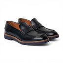 Mocassino BALI in Vitello Blu con Suola Extralight Blu Uomo