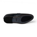 Mocassino BARCELLONA in Vitello Blu con Suola in Cuoio Cucita Blake Uomo
