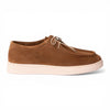 Scarpa CAPRI in Camoscio Cuoio con Suola BA Panna Uomo