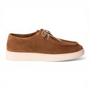 Scarpa CAPRI in Camoscio Cuoio con Suola BA Panna Uomo