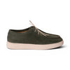 Scarpa CAPRI in Camoscio Verde con Suola BA Panna Uomo