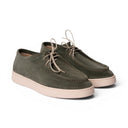 Scarpa CAPRI in Camoscio Verde con Suola BA Panna Uomo
