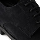 Derby CESARE Camoscio Blu con Suola Roccia Uomo