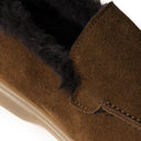 Mocassino CLEOPATRA in Camoscio Cuoio con Suola Ambra Donna