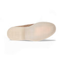 Mocassino CLEOPATRA in Camoscio Taupe con Suola Trasparente Donna