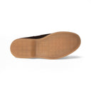 Mocassino CLEOPATRA in Camoscio Testa di Moro con Suola Ambra Donna