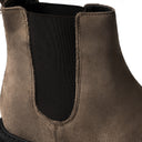 Stivaletti CORNELIA in Suede Taupe con Suola Light Donna