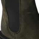 Stivaletti CORNELIA in Suede Verde con Suola Light Donna