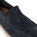 Mocassino CUBA in Camoscio Jeans con Suola Extralight Cucita Uomo