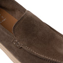 Mocassino CUBA in Camoscio Taupe con Suola Extralight Cucita Uomo