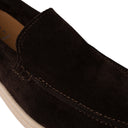 Mocassino CUBA in Camoscio Testa di Moro con Suola Extralight Cucita Uomo