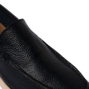 Mocassino CUBA in Vitello Bottolato Blu con Suola Extralight Cucita Uomo