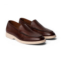 Mocassino CUBA in Vitello Bottolato Sudan con Suola Extralight Cucita Uomo
