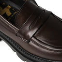 Mocassino FLAVIA in Vitello Testa di Moro con Suola Light Donna