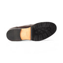 Monk FLAVIO Vitello Testa di Moro con Suola in Cuoio con Mezza Piantina Uomo