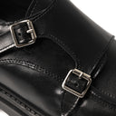 Monk FULVIO Vitello Nero con Suola Light Uomo