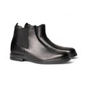 Stivaletto GAIO Vitello Nero con Suola in Gomma Uomo