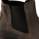 Stivaletto GIULIO Suede Taupe con Suola Crep in Taupe Uomo