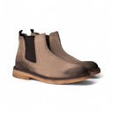 Stivaletto GIULIO Suede Taupe con Suola Crep in Taupe Uomo