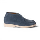 Polacchine JAKARTA in Camoscio Jeans con Suola Extralight Cucita Uomo