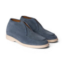 Polacchine JAKARTA in Camoscio Jeans con Suola Extralight Cucita Uomo