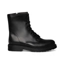 Stivali LIVIA in Vitello Nero con Suola in Gomma "STAR" Donna