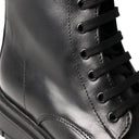 Stivali LUCREZIA in Vitello Nero con Suola Roccia Donna