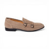 Monk MADRID in Camoscio Taupe e Suola in Cuoio Cucita Blake Uomo