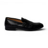 Monk MADRID in Vitello Nero con Suola in Cuoio Cucita Blake Uomo